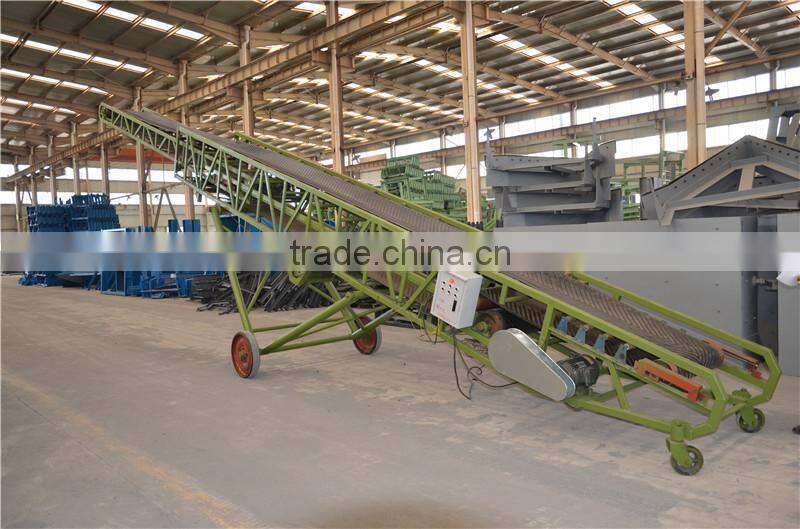 B500mm mobile conveyor,removal belt conveyor with capacity 60tph,Length20M mobile conveyor