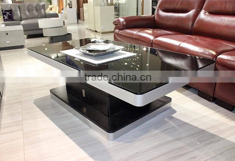 Black Color Europe Style Home Sofa Table