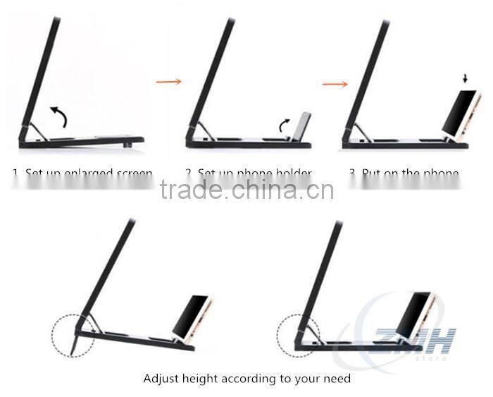 2015 New Innovative Product Mobile Phone LCD Screen Magnifier, Enlarge Cellphone Screen Magnifier