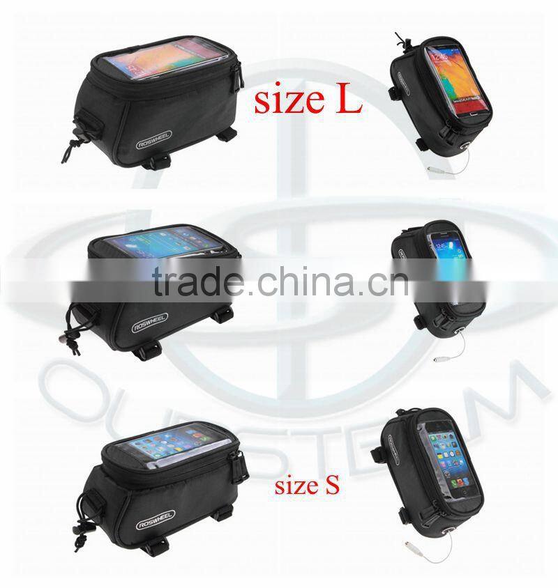 Blue color Cycling Bike Bicycle Phone Case Frame Front Tube Bag