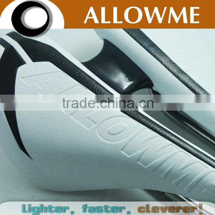 allowme titanium super light imitation leather MTB bicycle saddle