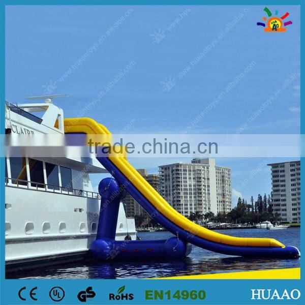 2015 best quality the water hulk inflatable slide and slip