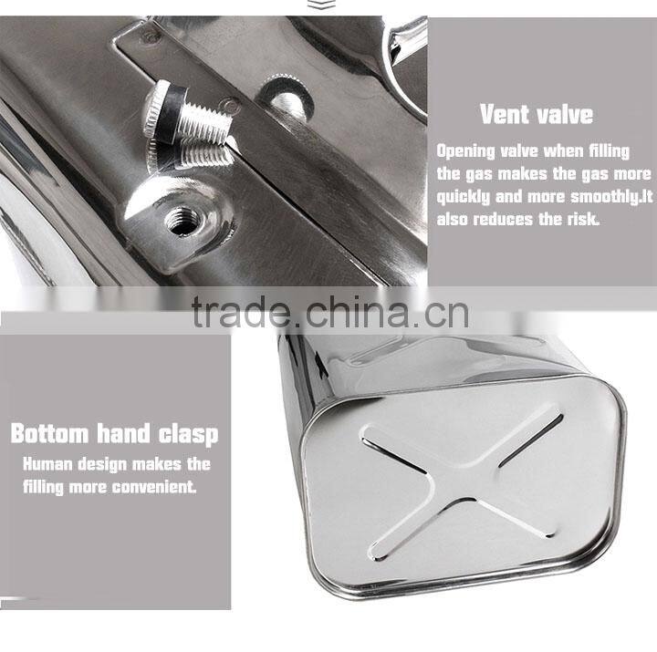 10L Stainless Steel Metal Jerry Can With UN Certifications