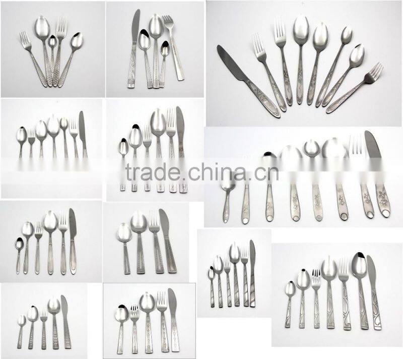 2016 top quality stainless steel soup & salad spoon