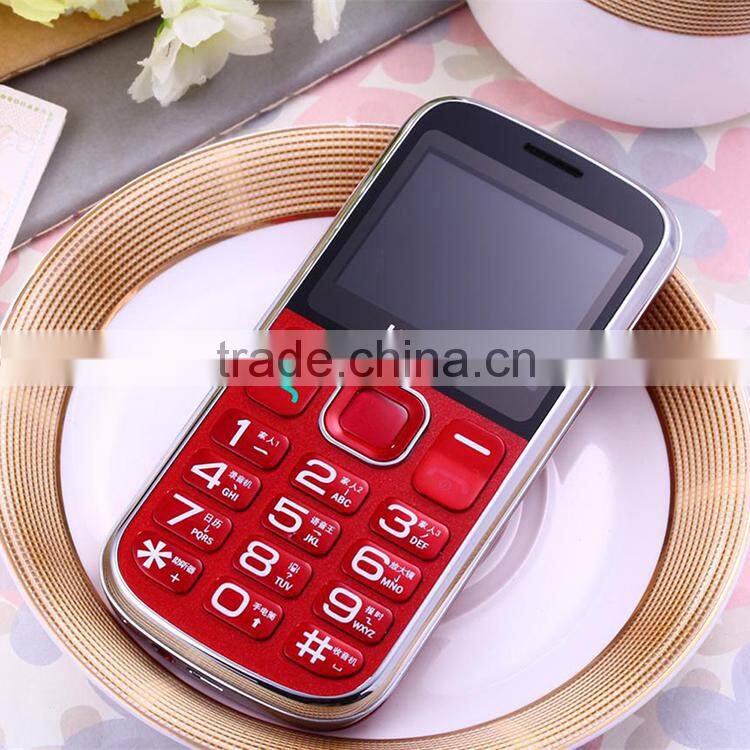 Dual SIM dual standby SOS big horn flashlight senior feature mobile phone