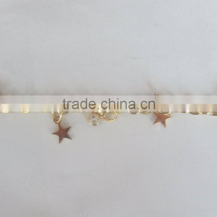 Beautiful Golden Color Star Bracelet Made In China With High Quality