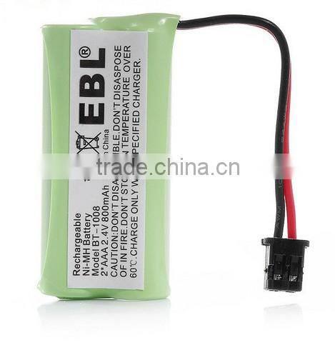 EBL Rechargeable Cordless Phone Battery for Uniden BT-1008 BT-1008S BT-1016 BBTG0645001