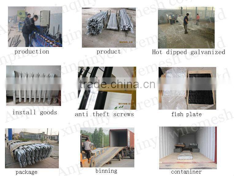 Red pvc coated palisade fence manufacturetrading