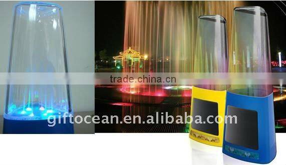 USB LED colorful Fountain Speaker digital music player