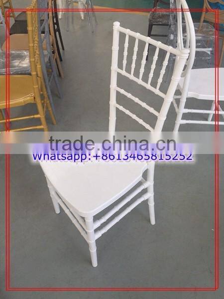 Transparent Crystal Clear Resin Plastic Event Rental Chiavari Chair