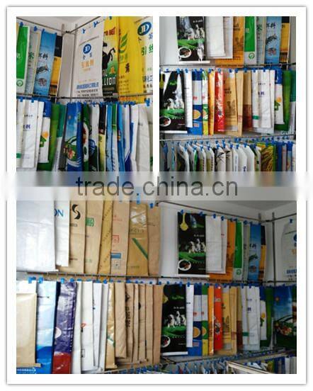 raw materials single side bopp laminated pp woven plastic bags 50kg for rice, feed