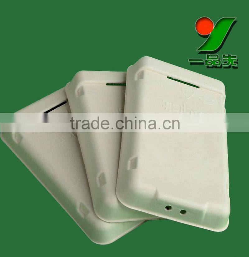 Promotion High-End Custom Clean Paper Molded Fiber Blister Mobile Phone Case Packaging for Electronics inner Protective Tray