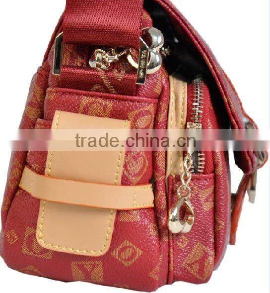 2011 SUMMER LATEST design classic PU lady handbag