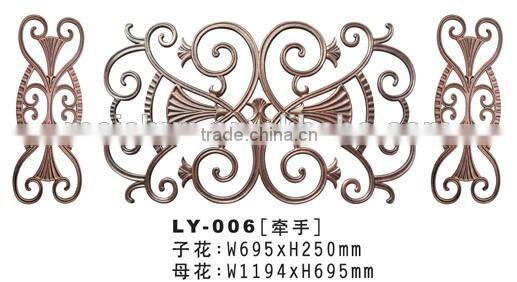 Hot sale Aluminum adorned accessories for garage gates LY-003