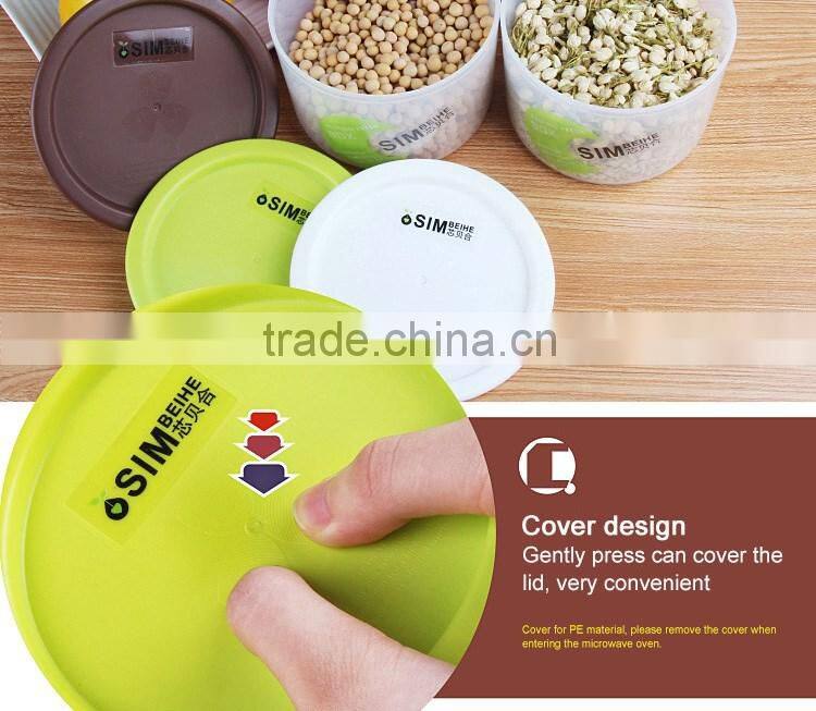 Plastic food candy jar/container 730ml