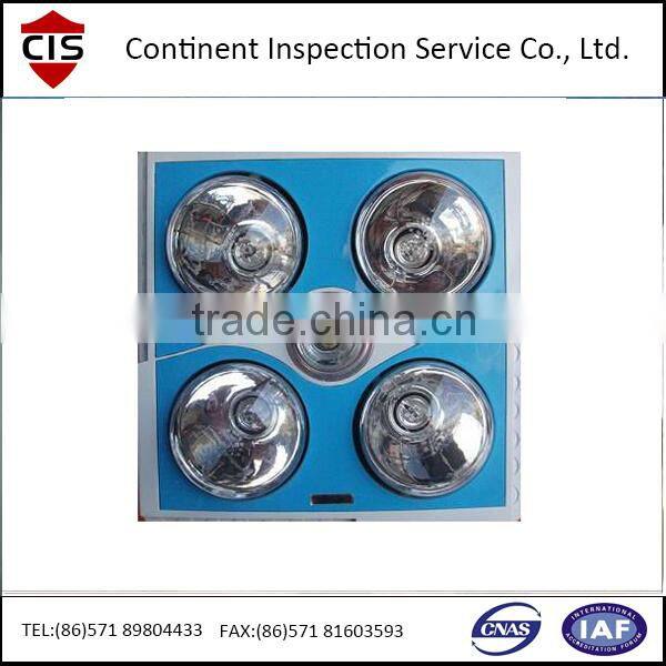 Bath heater / Bath bully pre-shipment inspection / During production service in China / water heater / calorifier