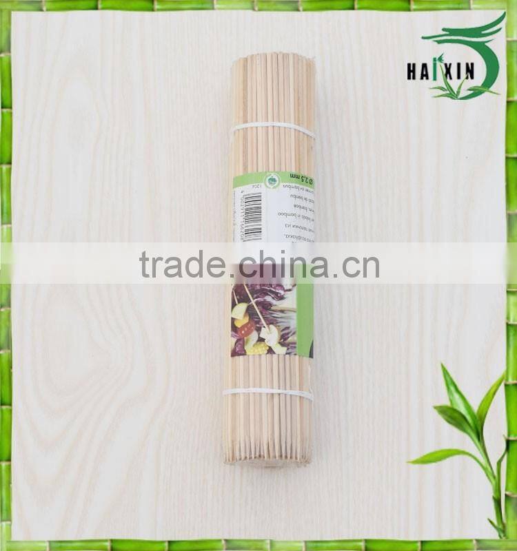 Natural Bamboo BBQ Sticks Bamboo Meat Fruit Outdoor Grilling Barbecue Skewers