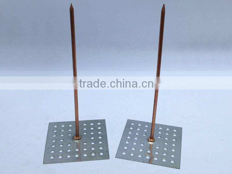 Perforated Base Adiabatic Hanger Insulation Pin