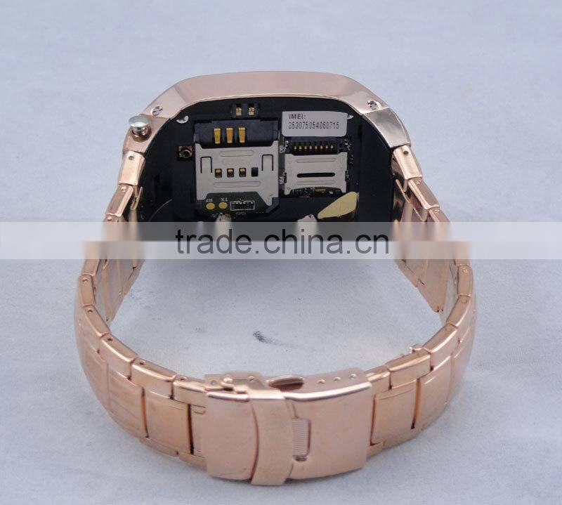 Quad Band watch phone, support gprs, java, 1.3m camera, bluetooth