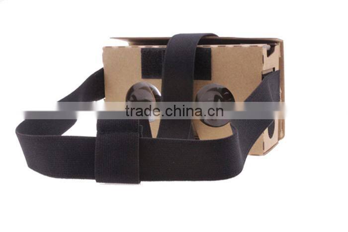 Newest google cardboard vr 3d glasses headstrap virtual reality 3D glasses Google cardboard version 2.0 with 4.8"5.0"6.0"inch