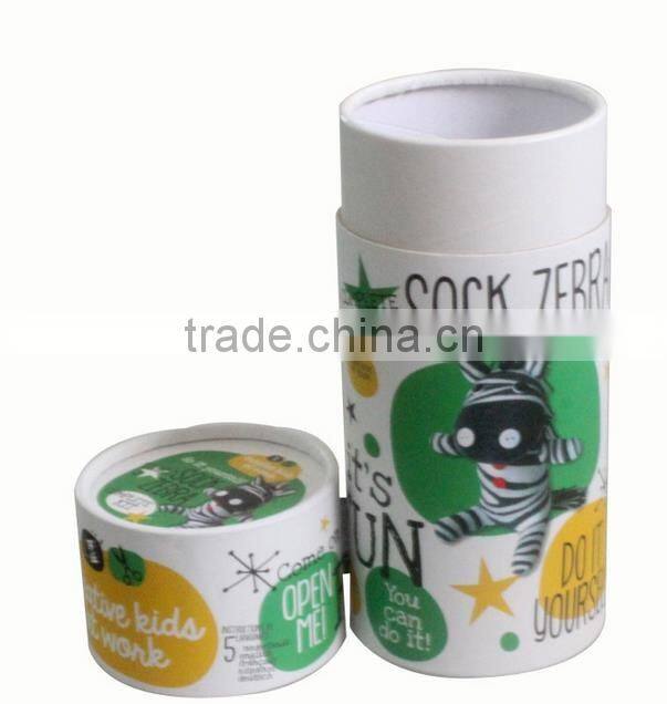 high quality recycled round tube gift box
