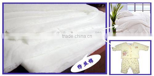 High CLO value Super soft warm polyester wadding for garment and quilt