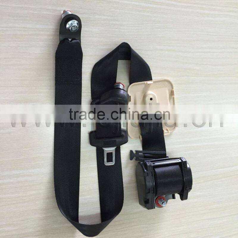 polyester/ABS/steel safety belts for cars, buses, trucks etc. (3 points type)