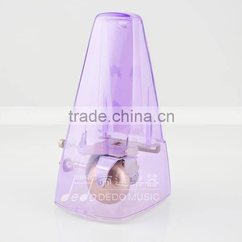 Pyramid Musical Metronome with high accuracy of transparent purple