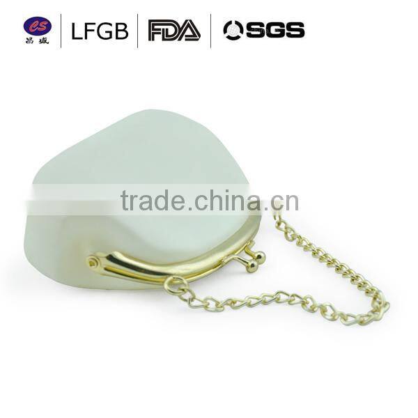 hot sale fashion design koreans style silicone cosmetic bag / whole silicone hand bag card coin key bag protable