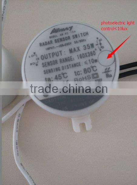 smart ceiling mounted motion sensor switch 35w 220v round shape PIR sensor