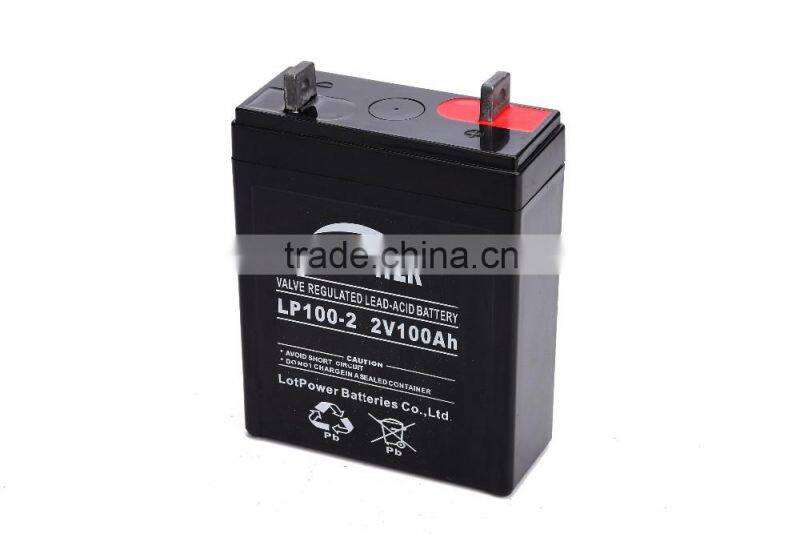 2v 100ah High performance SMF Lead acid Battery