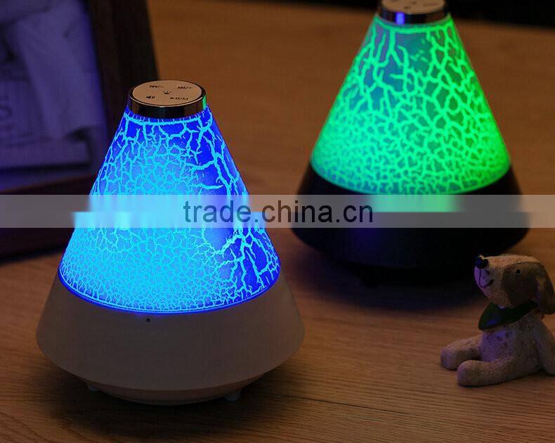 Good quality portable wireless led light bluetooth music speaker with SD card slot.