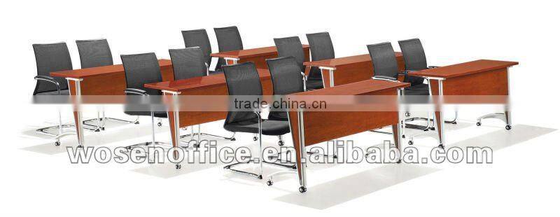 folded training desk