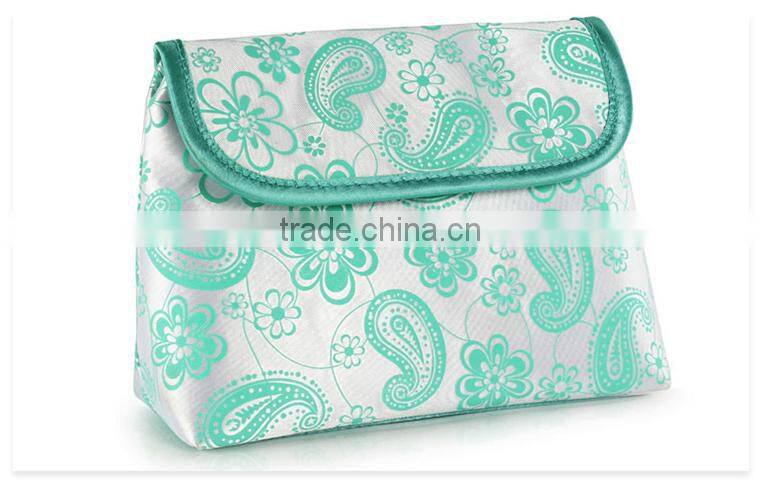 Chinese Traditional Pattern Makeup Standing Up Pouch Bag