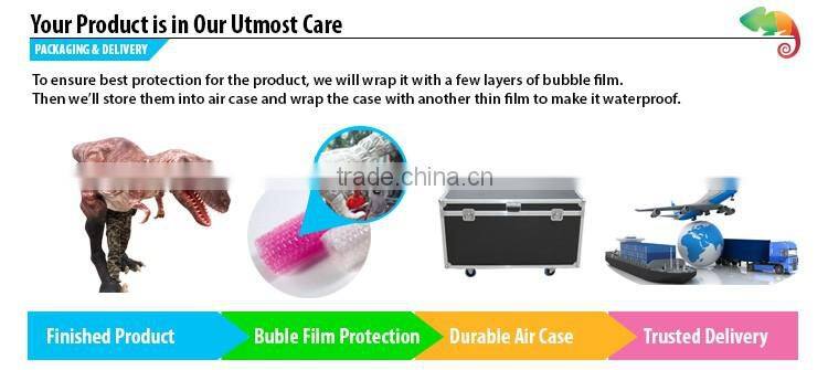 Light weight easy control professional life size dinosaur costume