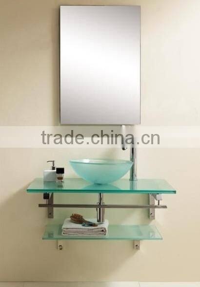 Europe style Glass wash sink for hotel bathroom project