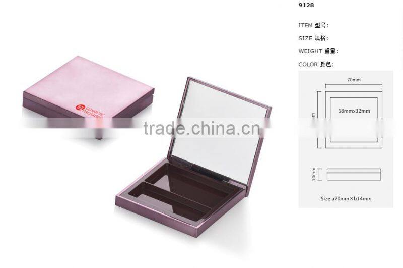 HS manufacturer pink square eye shadow eyeshadow palette case