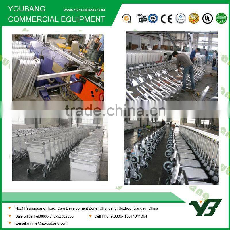 high security airline luggage trolley