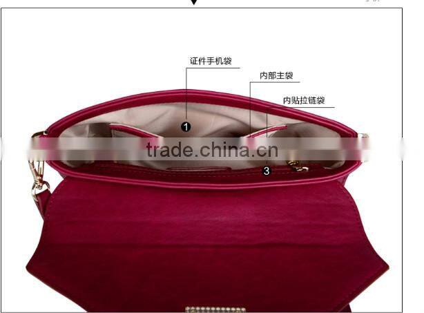 new products of pu leather handbag with handbag hook for china wholesale