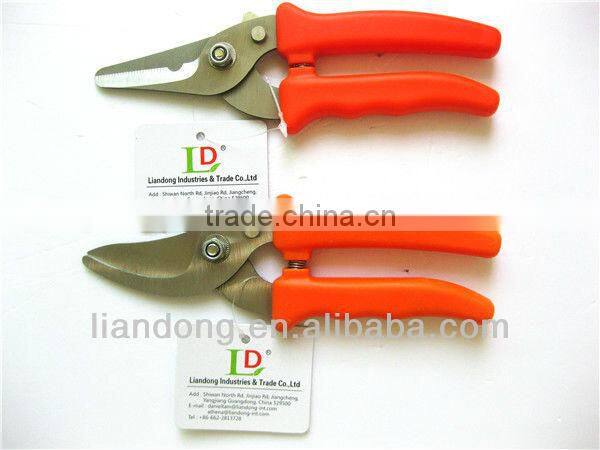 Stainless Steel garden trimming scissors