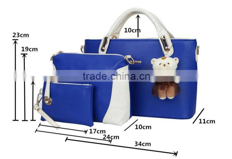 2015 Wholesale Famous Designer Handbag With Bear Pandent