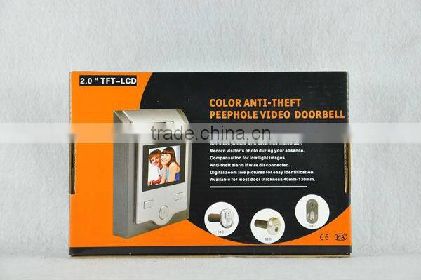 Photo/video function alarm system wifi wireless door viewer ihome3