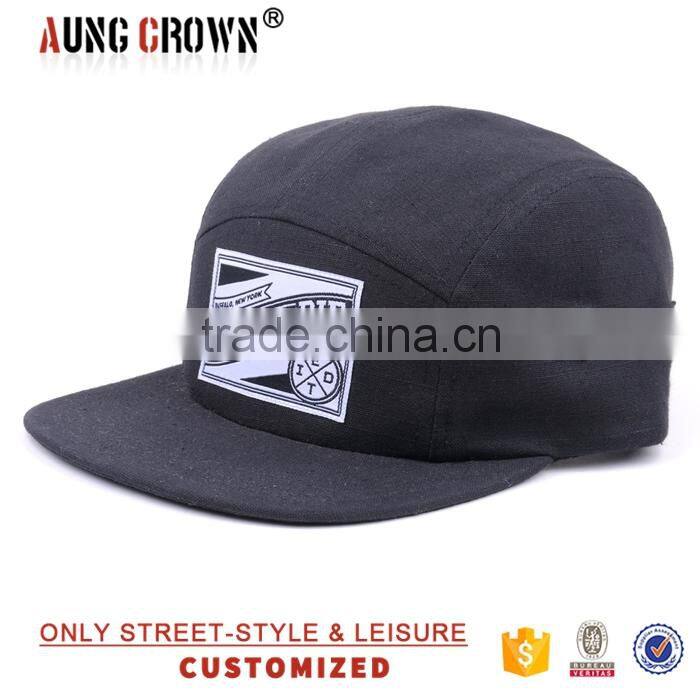 custom 5 panel cap snapback hat/promotional 5 panel hats/new design camp 5 panel hat