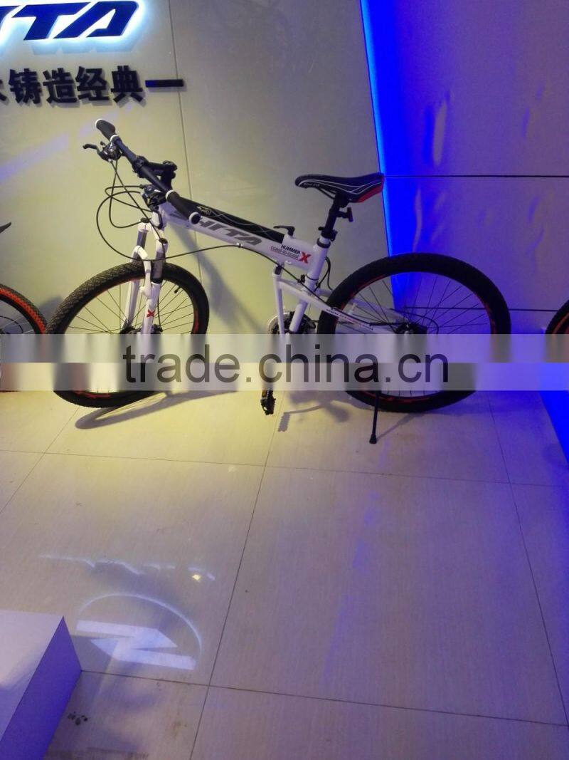 20 inch riding mountain bike shock steel folding bicycle