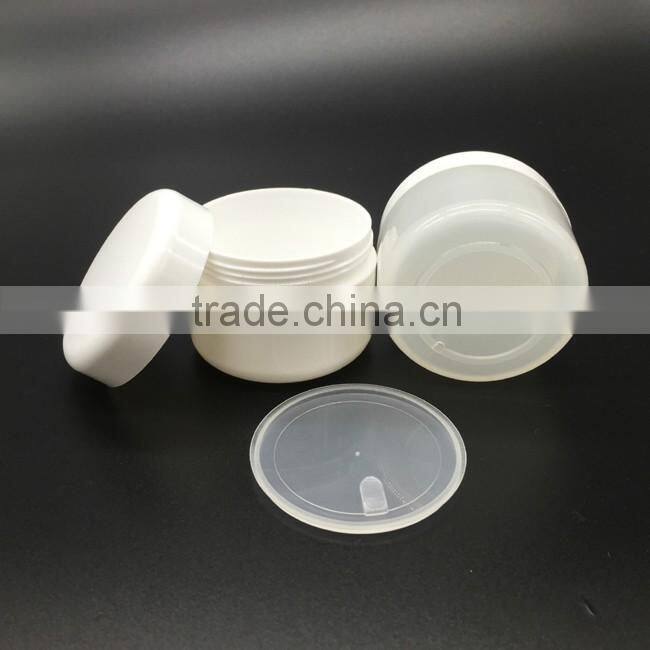 50g plastic empty cream jar with screw cap