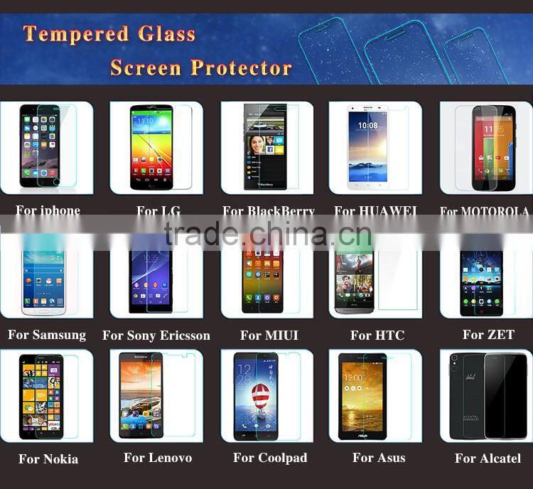 Wholesale factory high quality 9h tempered glass screen protector for iPhone 6S Plus