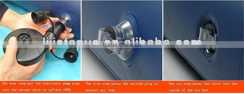 inflatable flocked mattress