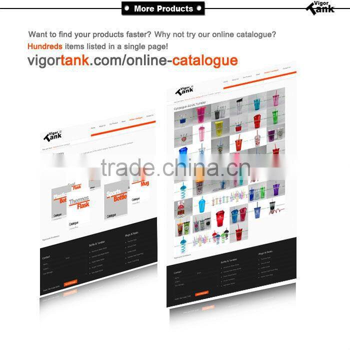 Double Walled Plastic Advertising Cup Plastic Mug