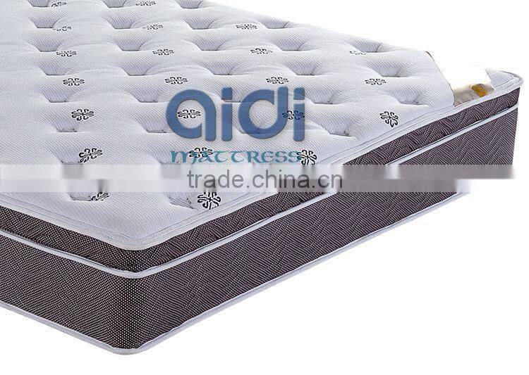Vacuum Hilton Standard Hotel Pocket Spring Roll Up Compressed Mattress AI-1107