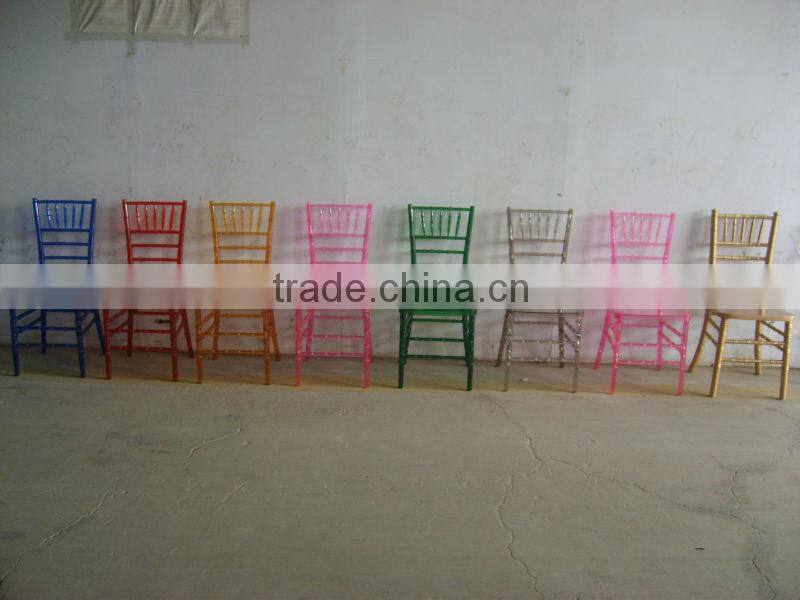 Wholesale China Stacking Clear Acrylic Chivari Chair/Wedding Tiffany Chair